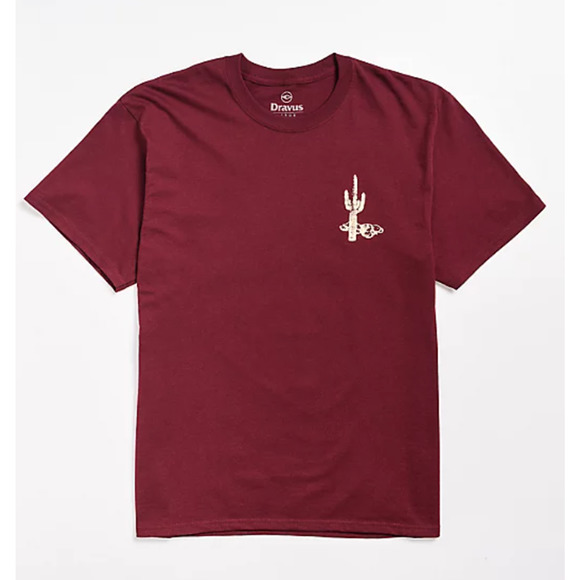 Dravus Many Moons Maroon T-Shirt Size M - Picture 1 of 5